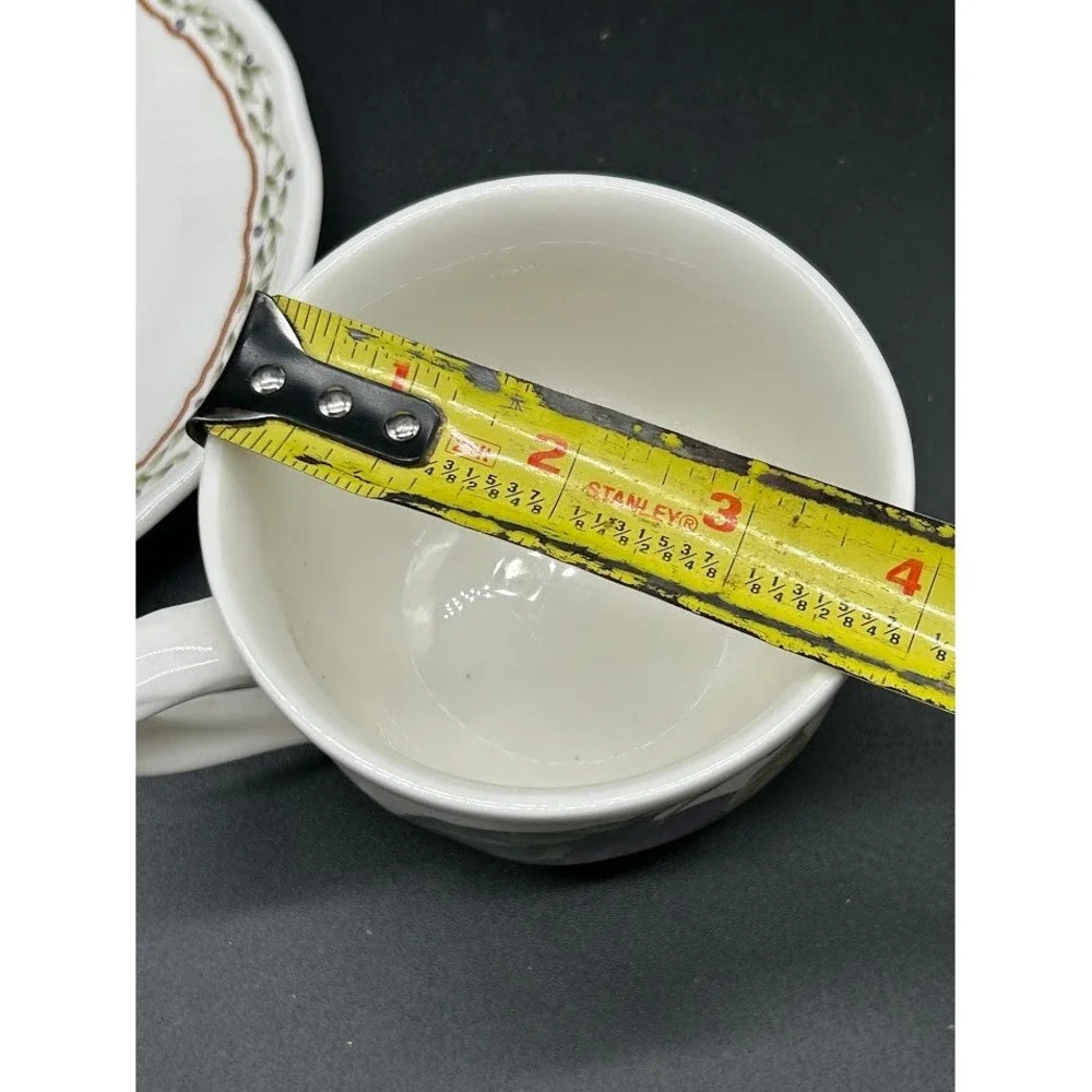Noritake Casual Gourmet Harvest Raspberry Tea Cup‎ and Saucer Set
